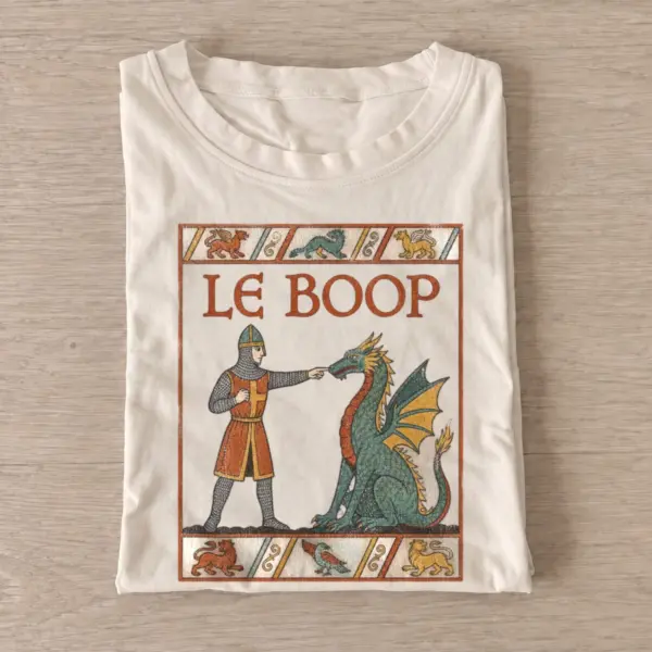 Le boop medieval dragon t shirt sand20le boop dragon.webp