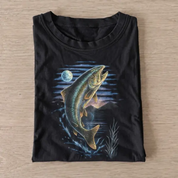 Leaping moonlit fish t shirt black20leaping moonlit fish.webp