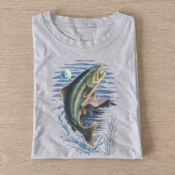 Leaping moonlit fish t shirt gray20leaping moonlit fish.webp