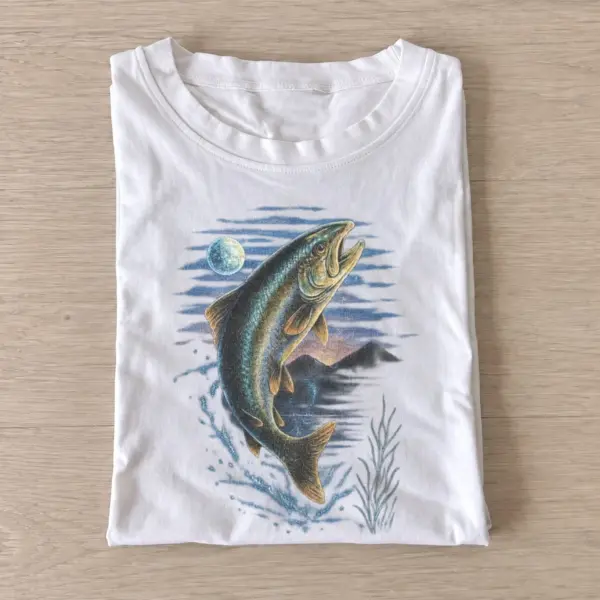 Leaping moonlit fish t shirt white20leaping moonlit fish.webp