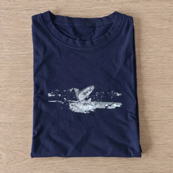Leaping shark ocean t shirt navy20leaping shark ocean.webp