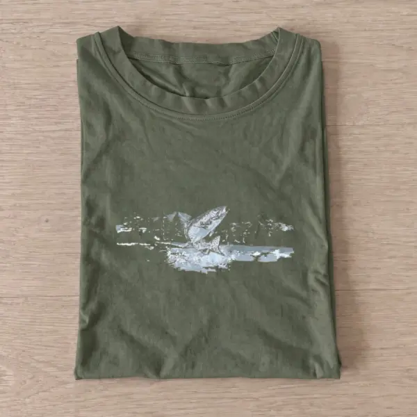 Leaping shark ocean t shirt olive20leaping shark ocean.webp