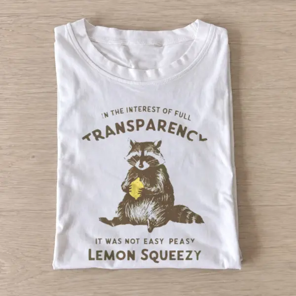 Lemon squeezy raccoon t shirt white20lemon squeezy raccoon.webp