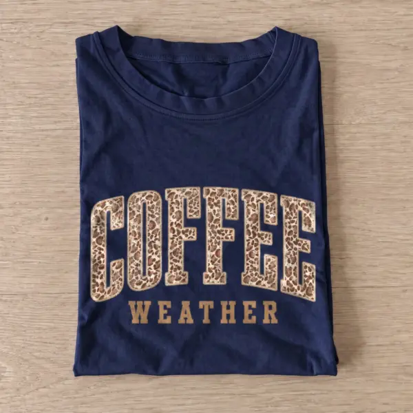 Leopard coffee weather t shirt navy20leopard football weather.webp