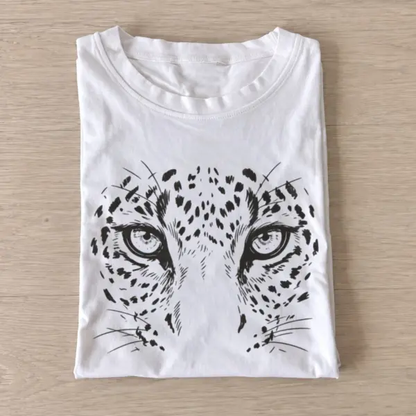 Leopard gaze t shirt white20leopard gaze.webp