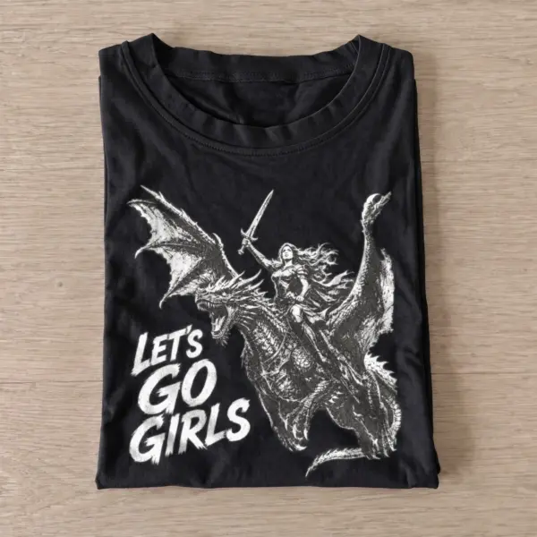 Lets go girls dragon rider t shirt black20dragon rider girls.webp