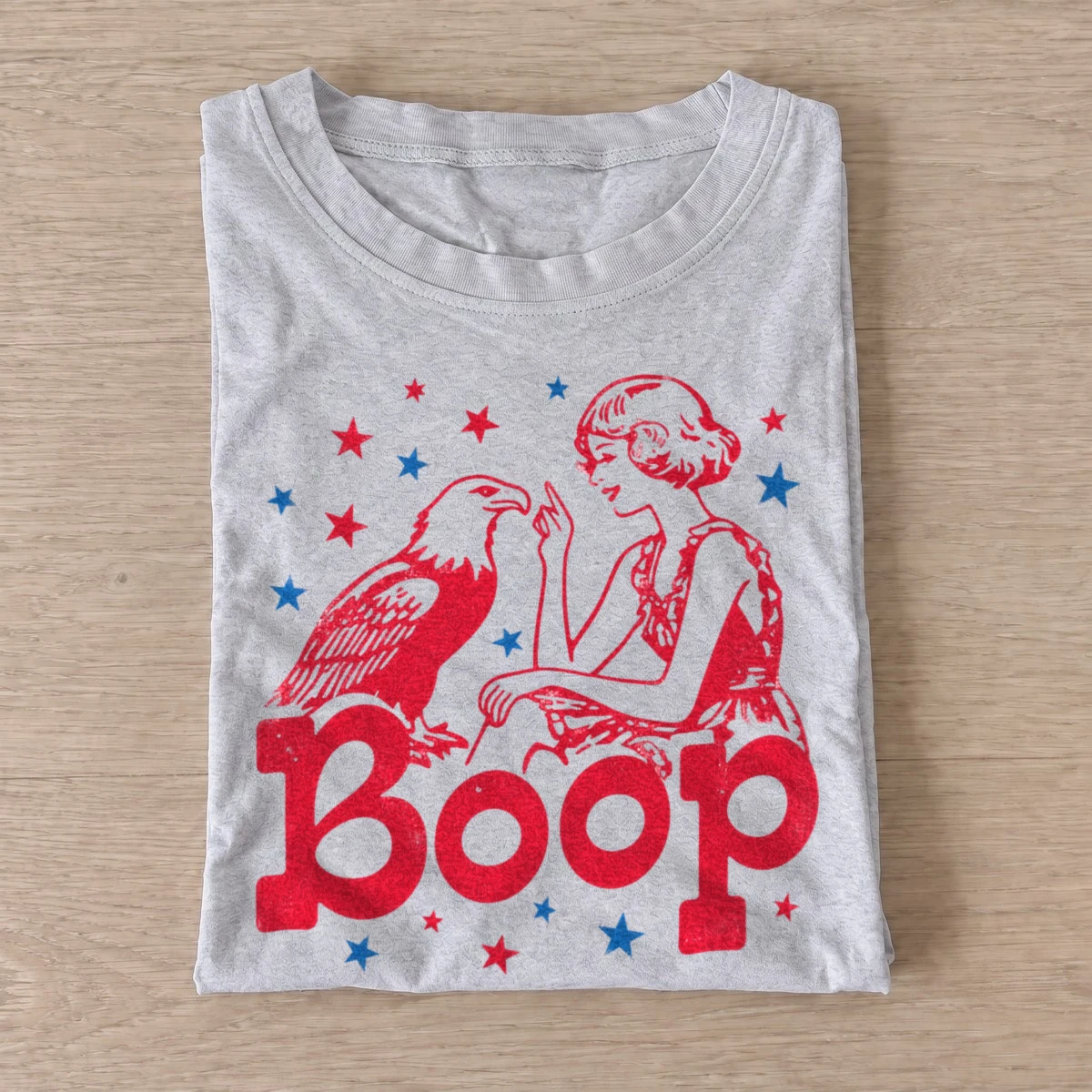 Liberty eagle boop graphic t shirt gray20liberty eagle boop.webp