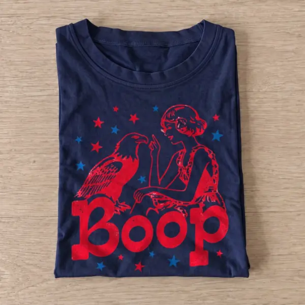 Liberty eagle boop graphic t shirt navy20liberty eagle boop.webp