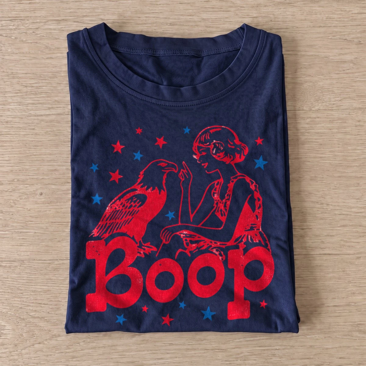 Liberty eagle boop graphic t shirt navy20liberty eagle boop.webp