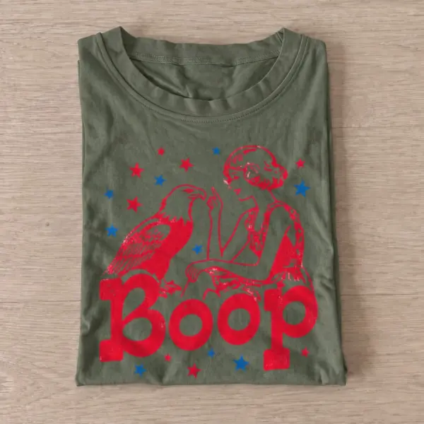 Liberty eagle boop graphic t shirt olive20liberty eagle boop.webp