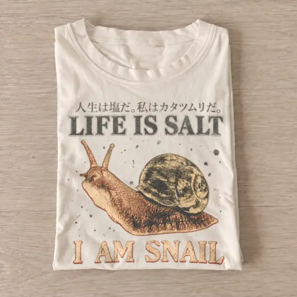 Life is salt i am snail t shirt sand20life is salt.webp