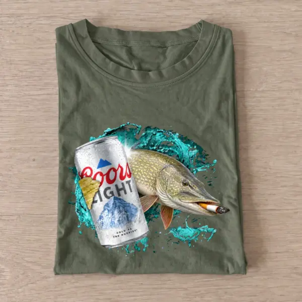 Light lager pike t shirt olive20light lager pike.webp