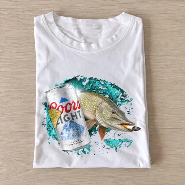 Light lager pike t shirt white20light lager pike.webp