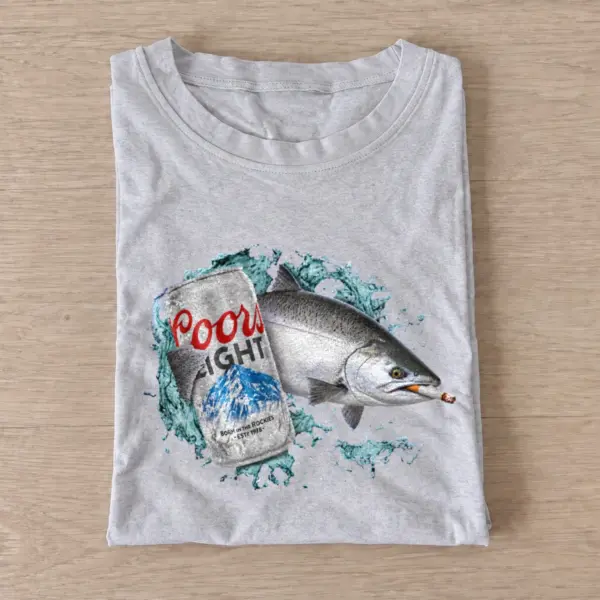 Light lager salmon t shirt gray20light lager salmon.webp