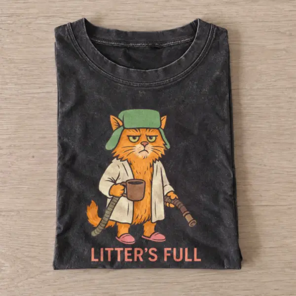Litters full vintage t shirt washed20black20litters full.webp