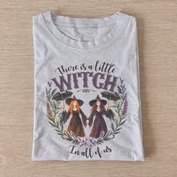 Little witch sisters there is a little witch t shirt gray20little witch sisters.webp