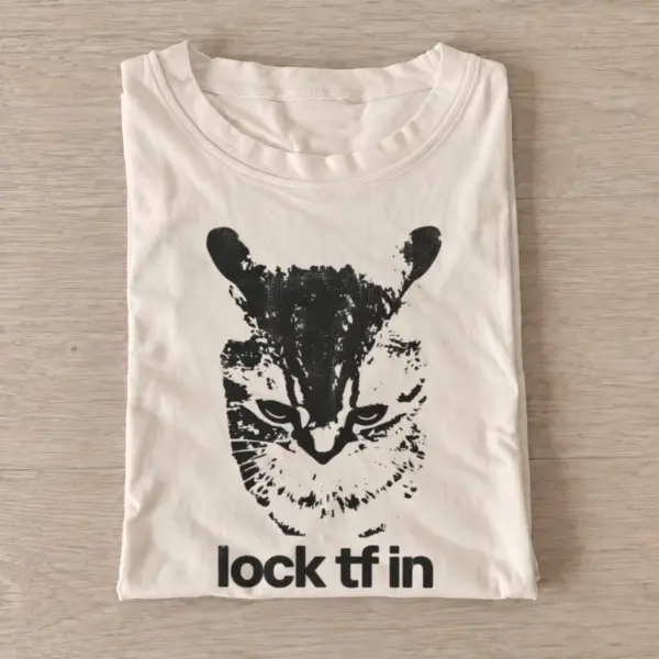 Lock tf in cat t shirt sand20lock in cat.webp