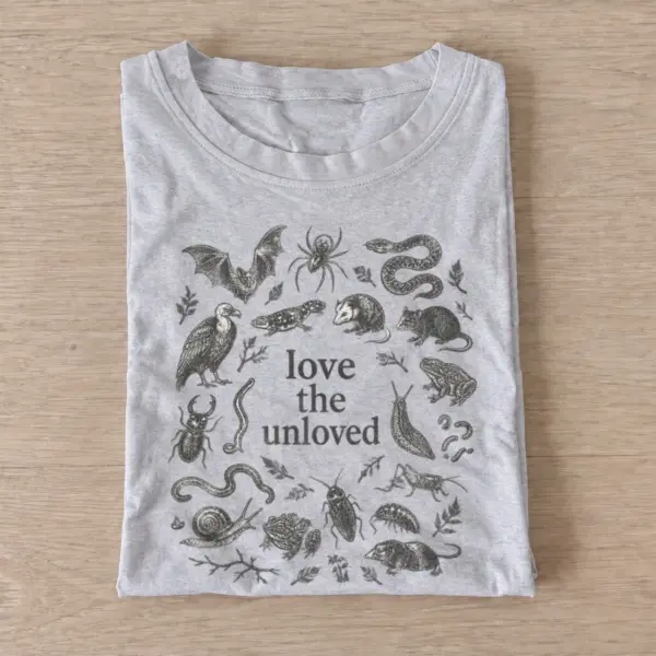 Love the unloved animals t shirt gray20love the unloved.webp