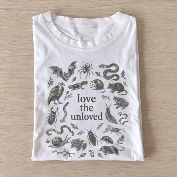 Love the unloved animals t shirt white20love the unloved.webp