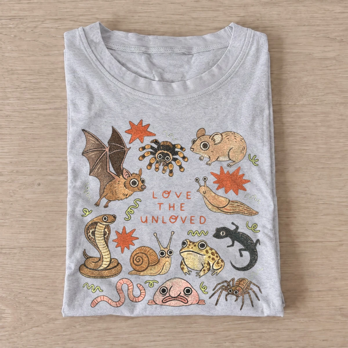 Love the unloved critters t shirt gray20love unloved critters.webp