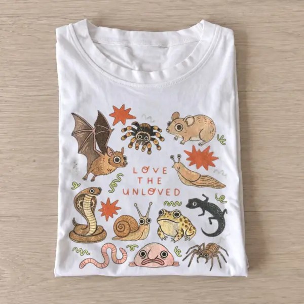 Love the unloved critters t shirt white20love unloved critters.webp