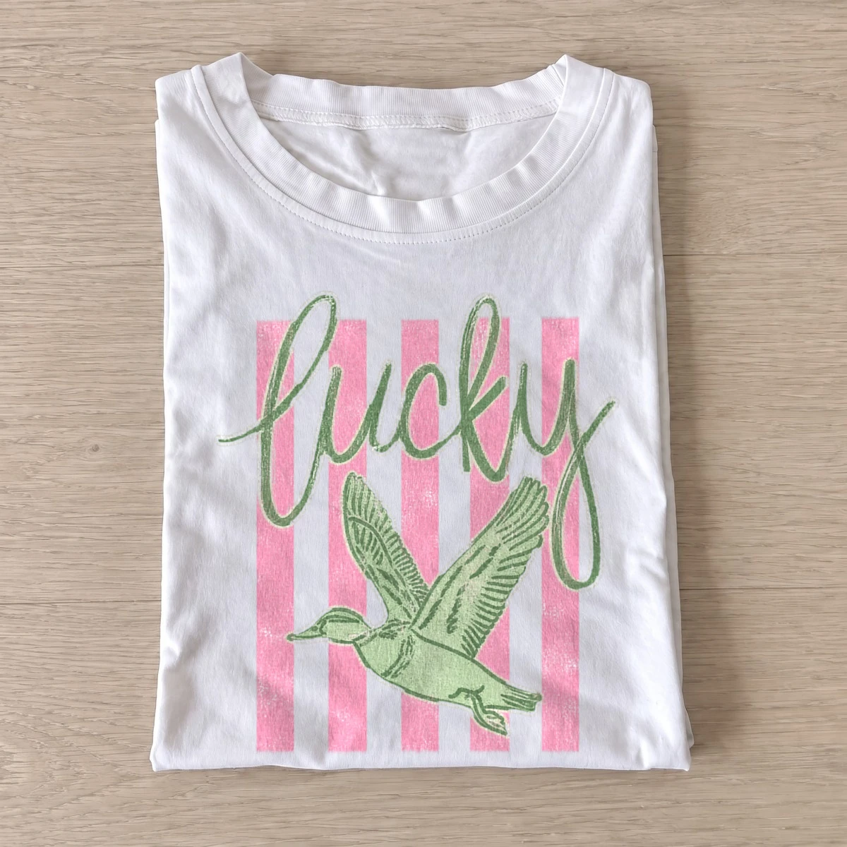 Lucky duck graphic t shirt white20lucky duck.webp