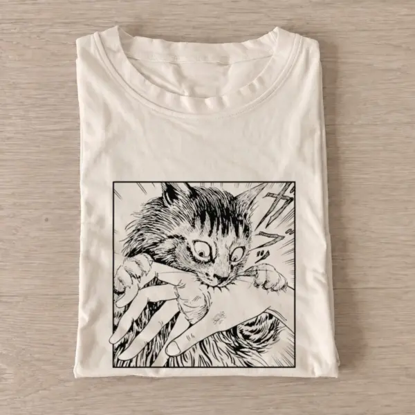 Manga cat bite t shirt sand20manga cat bite.webp
