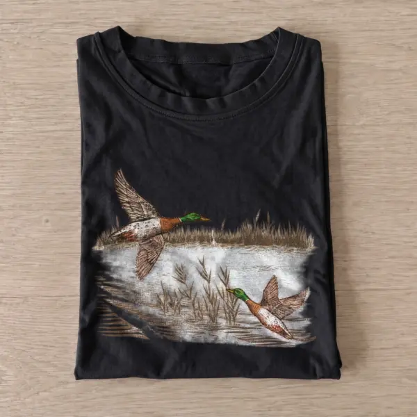 Marsh flight ducks t shirt black20marsh flight ducks.webp