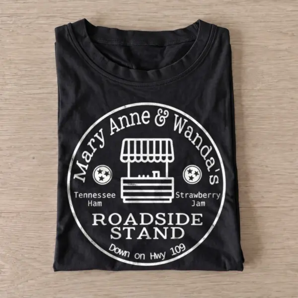Mary anne wandas roadside stand t shirt black20country roadside stand.webp