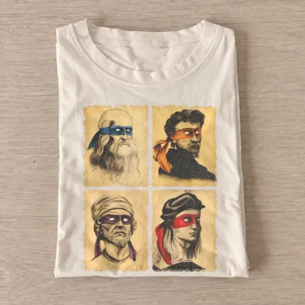 Masked philosophers graphic t shirt sand20masked philosophers.webp