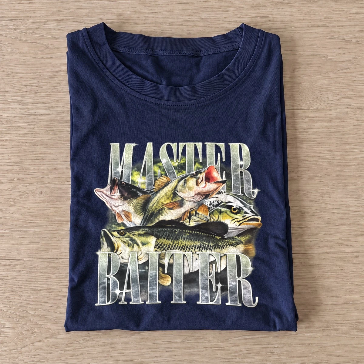Master Baiter Fishing T-Shirt — graphic design