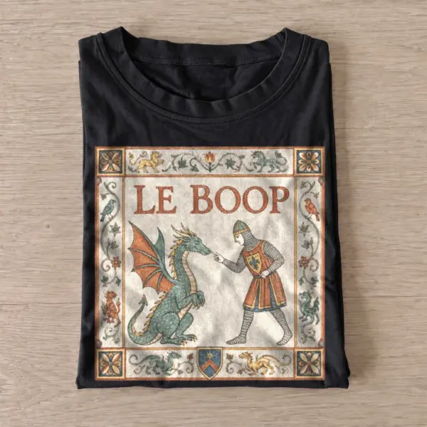 Medieval dragon le boop t shirt black20medieval dragon boop.webp