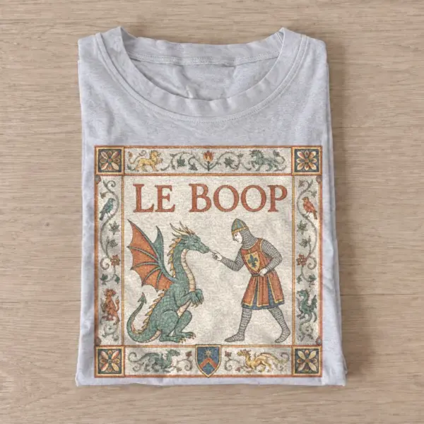Medieval dragon le boop t shirt gray20medieval dragon boop.webp