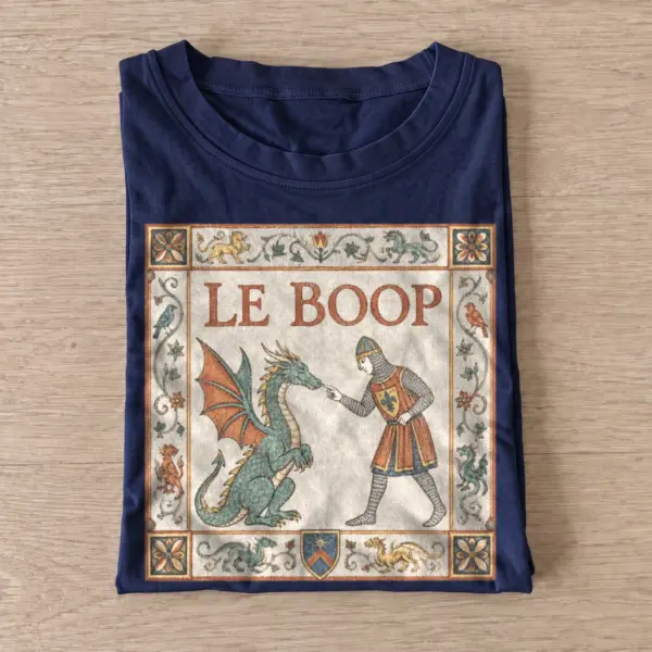 Medieval dragon le boop t shirt navy20medieval dragon boop.webp