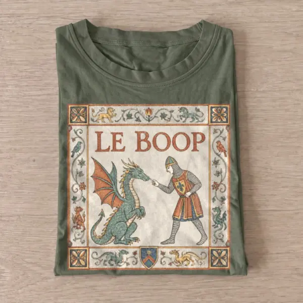Medieval dragon le boop t shirt olive20medieval dragon boop.webp