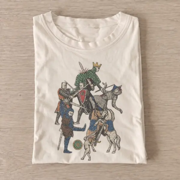 Medieval knight parade t shirt sand20medieval knight parade.webp