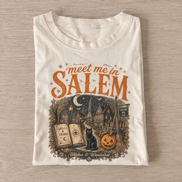 Meet me in salem vintage halloween t shirt sand20meet in salem.webp