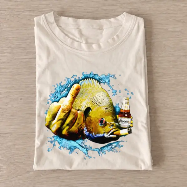 Middle finger sunfish t shirt sand20middle finger sunfish.webp