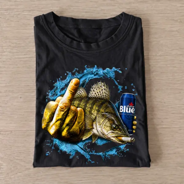 Middle finger walleye t shirt black20middle finger walleye.webp