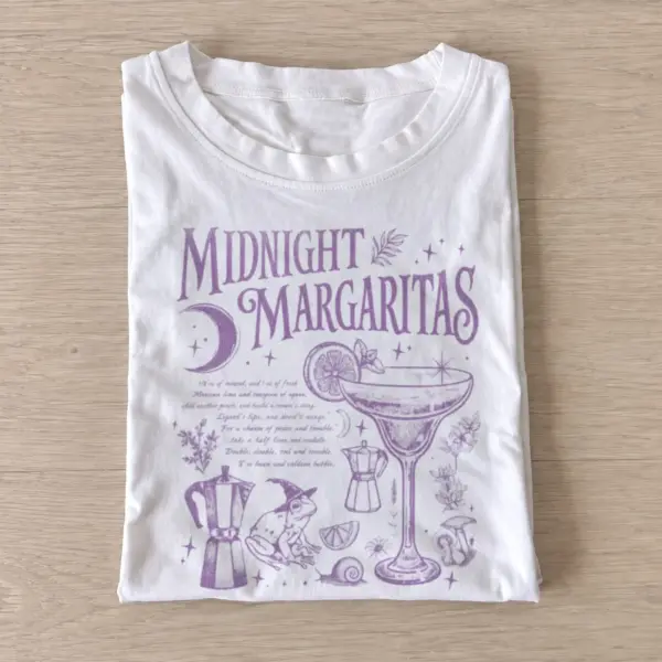 Midnight margaritas graphic t shirt white20moonlit margaritas.webp