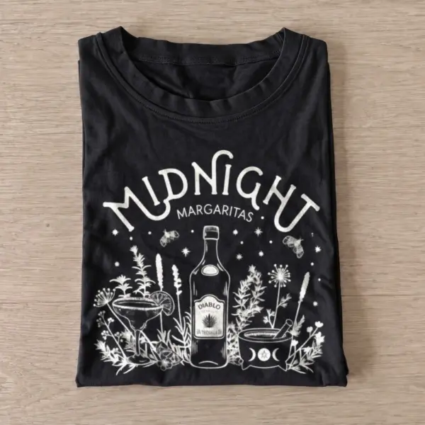 Midnight margaritas tequila cocktail t shirt black20midnight tequila cocktails.webp
