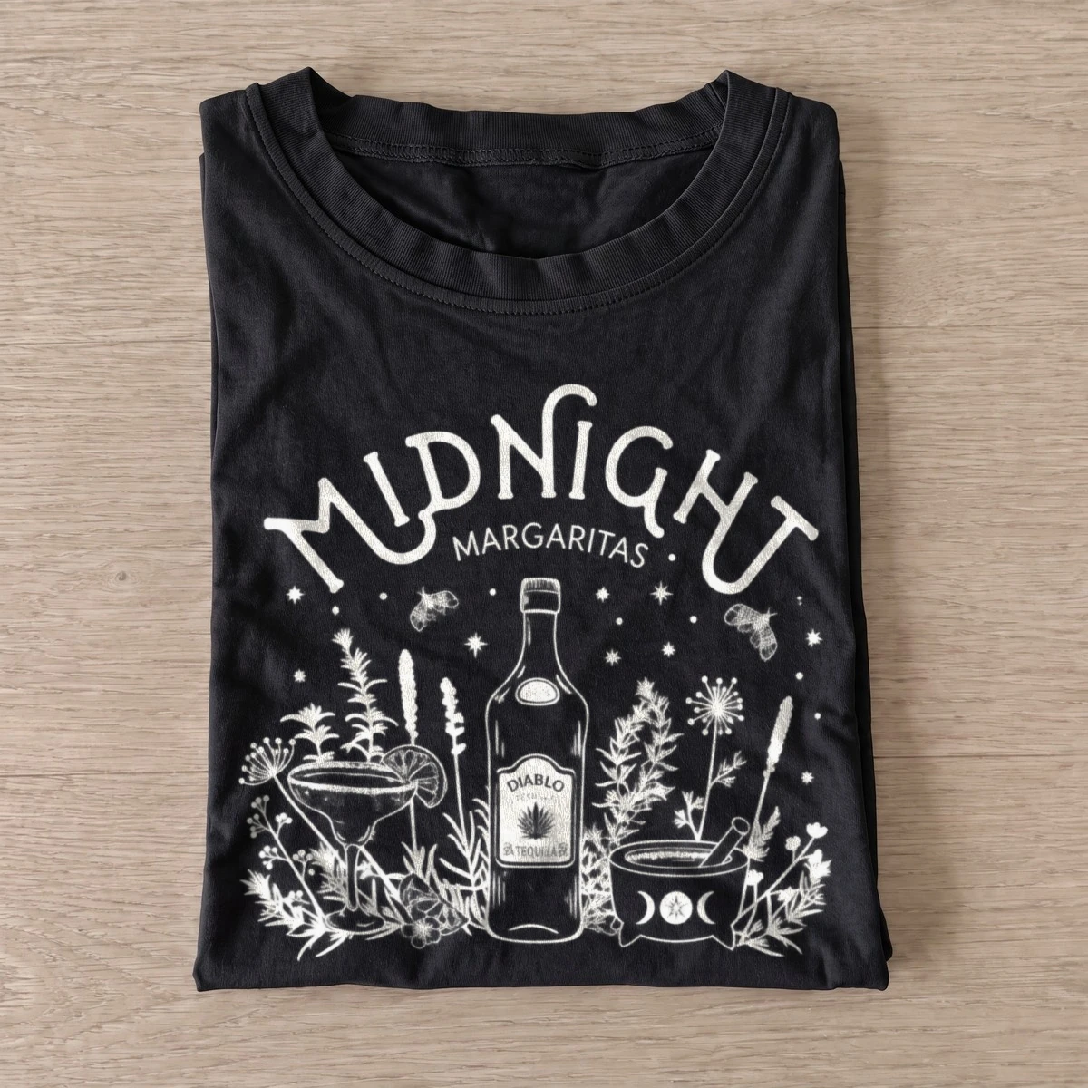Midnight margaritas tequila cocktail t shirt black20midnight tequila cocktails.webp