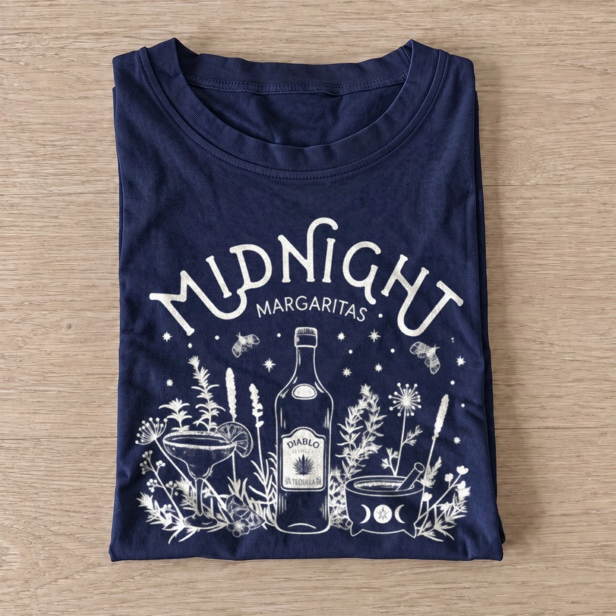 Midnight margaritas tequila cocktail t shirt navy20midnight tequila cocktails.webp
