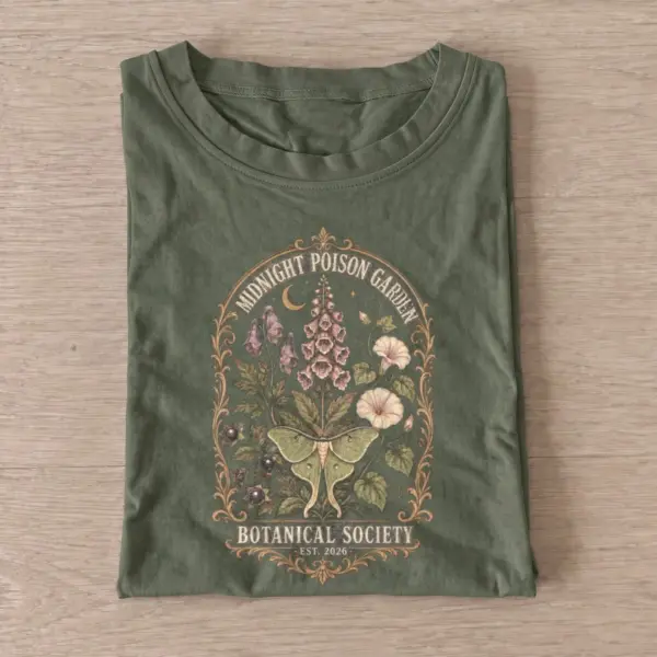 Midnight poison garden botanical t shirt olive20midnight poison garden.webp