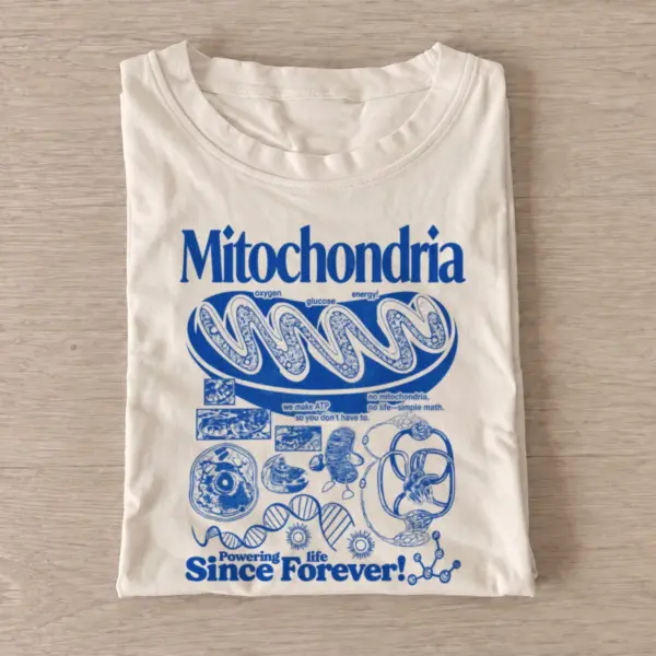 Mitochondria powerhouse science graphic t shirt sand20mitochondria powerhouse.webp