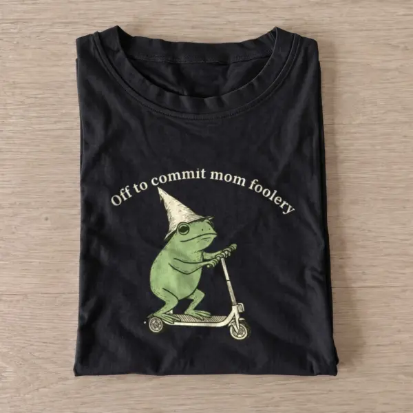 Mom foolery t shirt black20mom foolery.webp