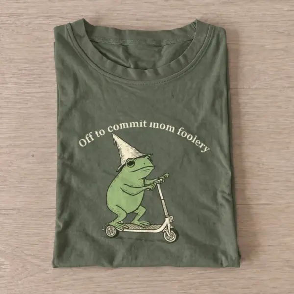 Mom foolery t shirt olive20mom foolery.webp
