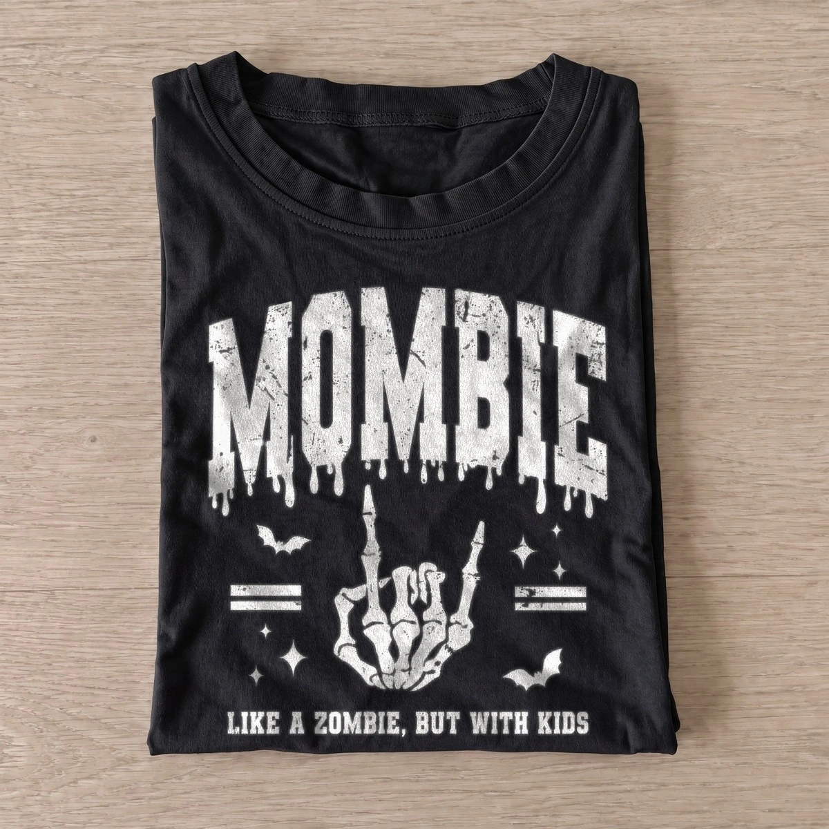 Mombie like a zombie but with kids t shirt black20mombie.webp