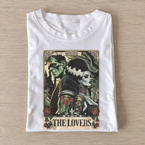 Monster lovers tarot card t shirt white20monster lovers tarot.webp