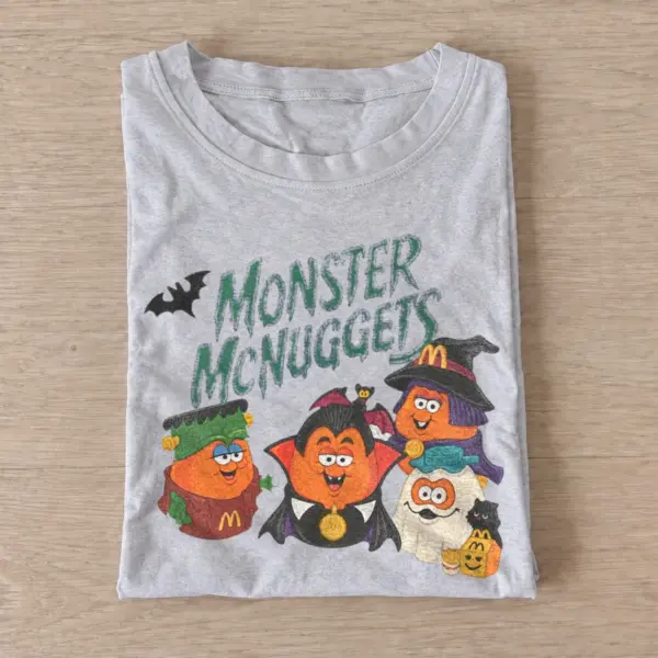 Monster mcnuggets halloween graphic t shirt gray20monster nugget party.webp